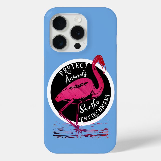 Der Flamingo-Hüter Case-Mate iPhone Hülle (Rückseite)