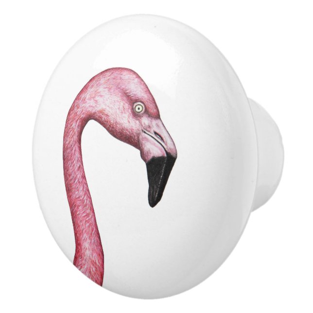 Der Flamingo Keramikknauf (Rechts)