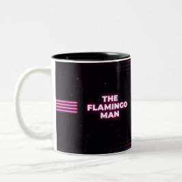 Der Flamingo Man & Lady Rosé Zweifarbige Tasse