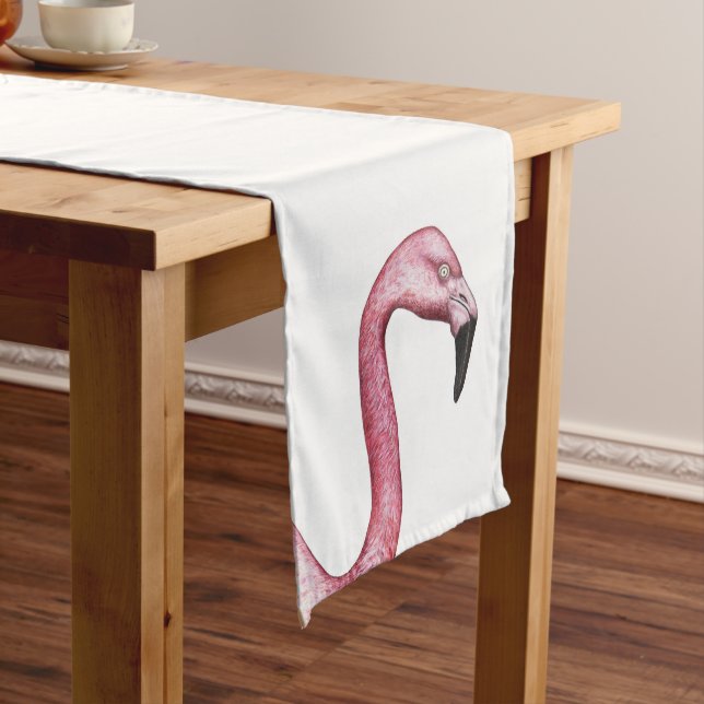 Der Flamingo Mittelgroßer Tischläufer (Beispiel)