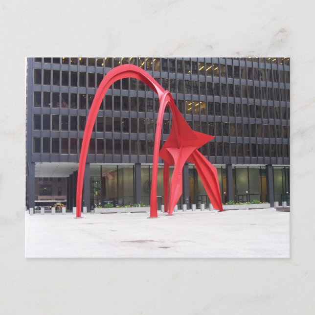 Der Flamingo Postkarte (Vorderseite)