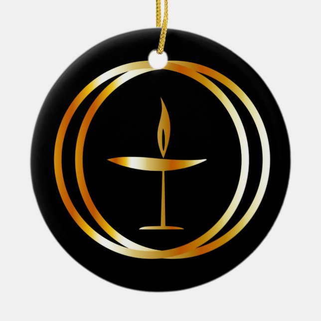 Der Flammenhaufen Keramikornament (Vorne)