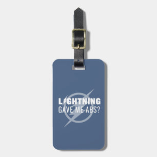 Der Flash   "Der Blitz gab mir Abs?" Gepäckanhänger