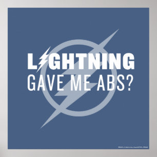 Der Flash   "Der Blitz gab mir Abs?" Poster