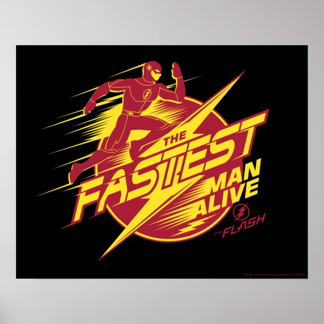 Der Flash | Der schnellste Mensch lebt Poster (Vorne)