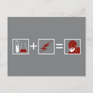 Der Flash   Flash Equation Postkarte