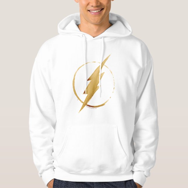 Der Flash | Gelbe BrustEmblem Hoodie (Vorderseite)