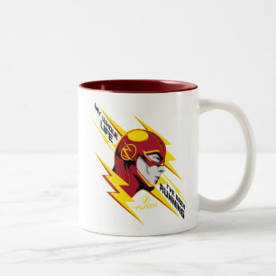 Der Flash Mein ganzes Leben habe ich gelaufen Zweifarbige Tasse