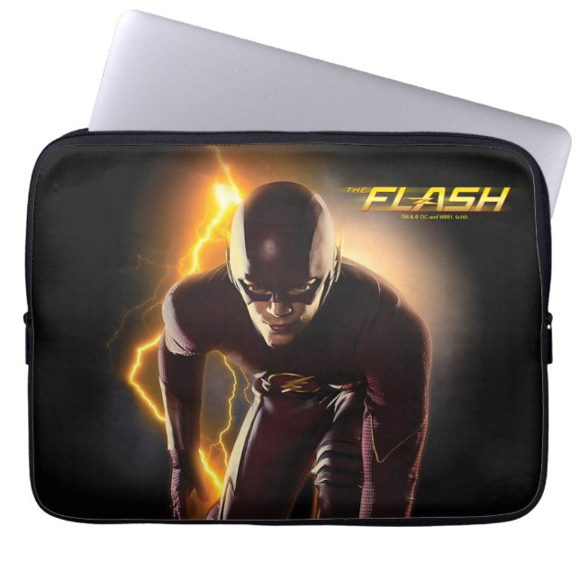 Der Flash | Startposition Sprint Laptopschutzhülle (Vorderseite)