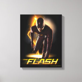 Der Flash | Startposition Sprint Leinwanddruck
