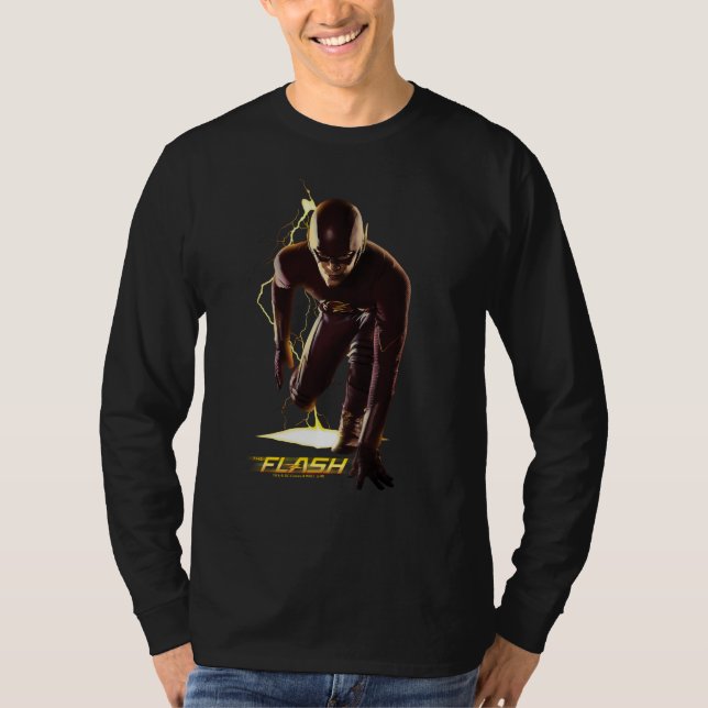 Der Flash | Startposition Sprint T-Shirt (Vorderseite)