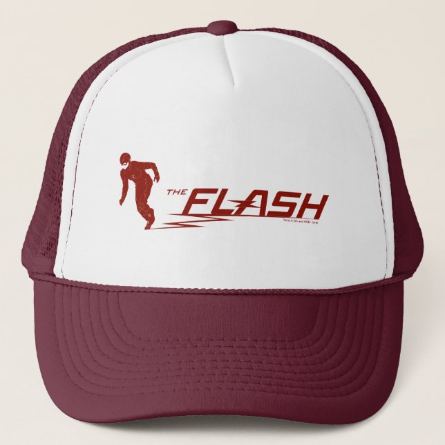 Der Flash | Super Hero Name Logo Truckerkappe (Vorderseite)