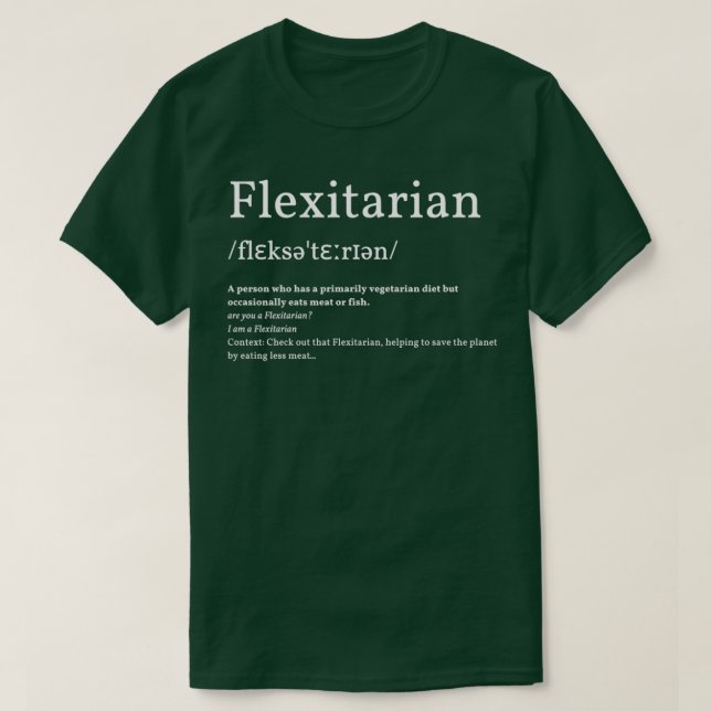 Der Flexitarier T-Shirt (Design vorne)