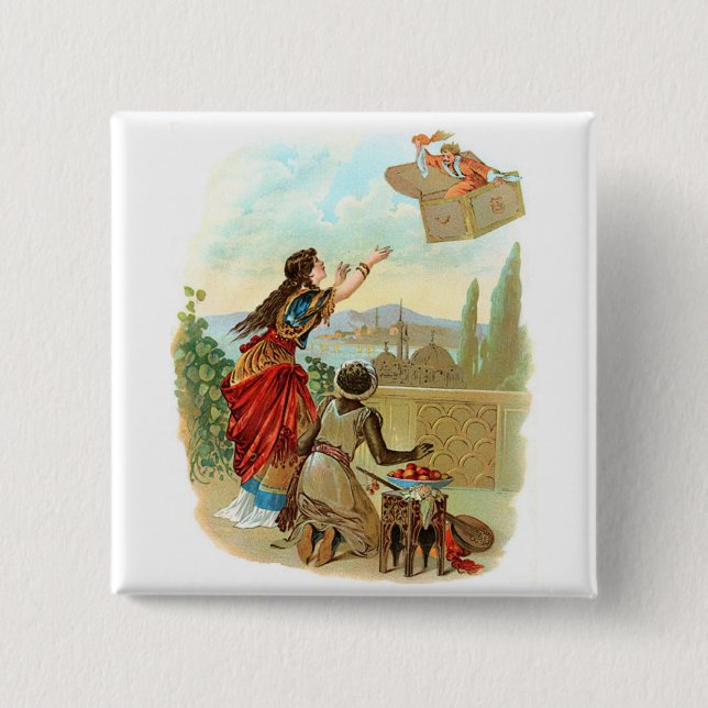 Der Fliegen-Stamm Button (Vorderseite)