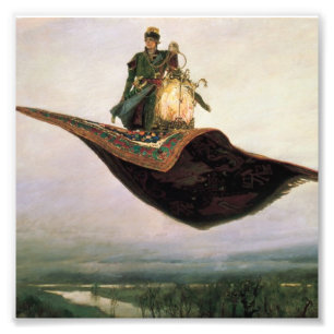 Der Fliegen-Teppich durch Viktor Vasnetsov (1880) Fotodruck