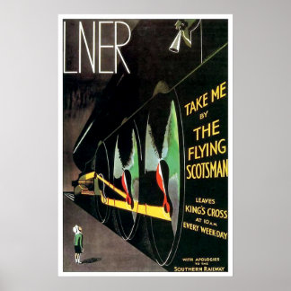 Der fliegende Scotsman - Großes Poster