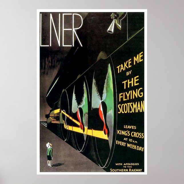 Der fliegende Scotsman - Großes Poster (Vorne)