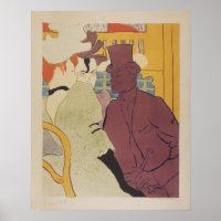 Der Flirt (Ein Engländer) von Toulouse Lautrec