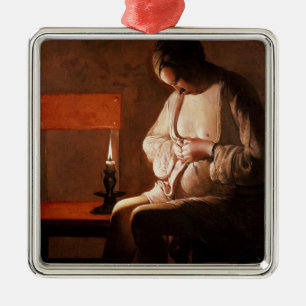 Der Floh-Fänger Silbernes Ornament