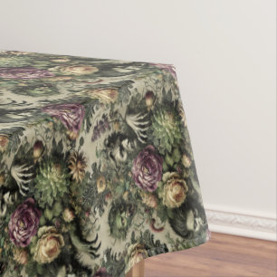 Der florabanische Kult - Gotisches Blumendesign Tischdecke