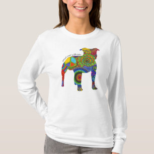 Der Flowy "der FriedensLiebe-u. -gruben-Stier-" T-Shirt