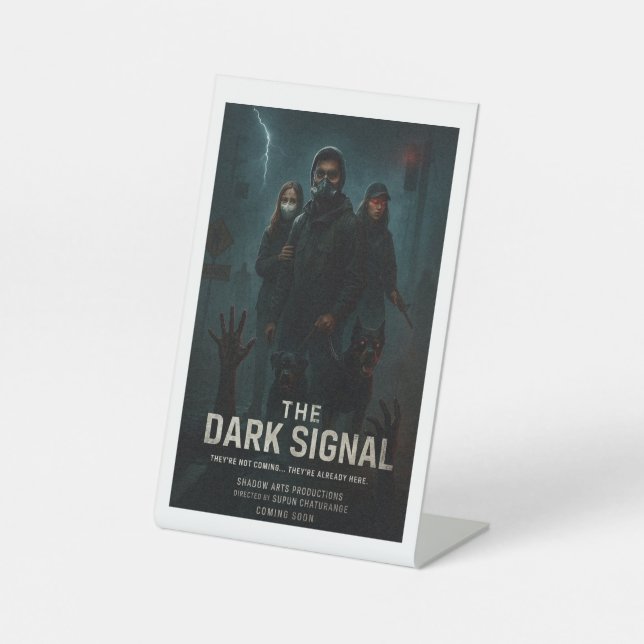 Der Fluch blühen Sockelschild (Vorderseite)