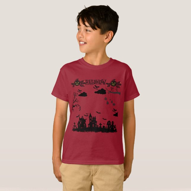 Der Fluch der Hohlheit maroon T-Shirt (Vorne ganz)