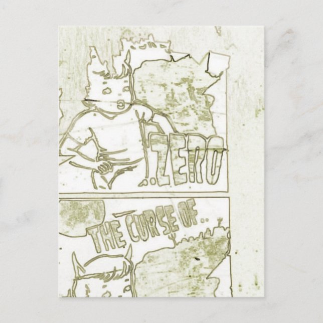 Der Fluch der Null Postkarte (Vorderseite)