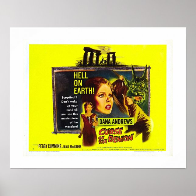 Der Fluch des Dämons Poster (Vorne)