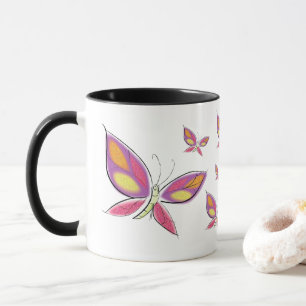 Der Flug der Flutterby-Kaffee-Tasse Tasse