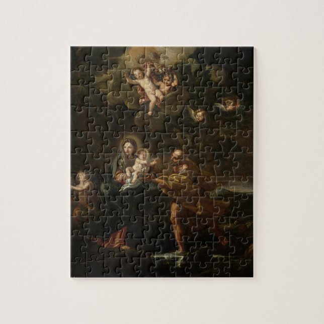 Der Flug in Ägypten Puzzle (Vertikal)