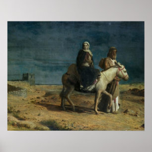 Der Flug vom Schwert des Herodes, 1880 (Öl auf c Poster