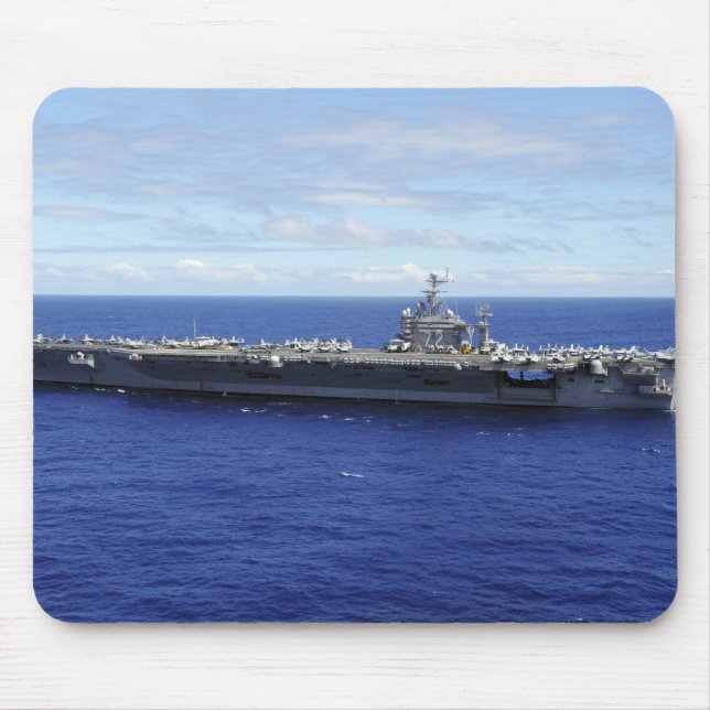 Der Flugzeugträger USS Abraham Lincoln 2 Mousepad (Vorne)
