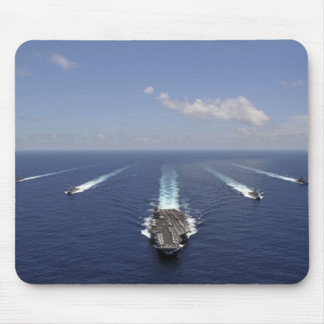Der Flugzeugträger USS Abraham Lincoln Mousepad (Vorne)
