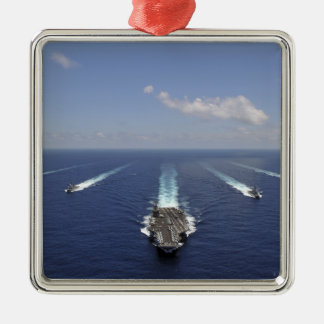 Der Flugzeugträger USS Abraham Lincoln Ornament Aus Metall