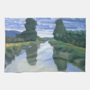 Der Fluss bei Berville von Felix Vallotton, Fine A Handtuch