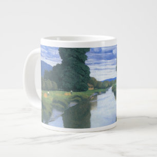 Der Fluss bei Berville von Felix Vallotton, Fine A Jumbo-Tasse