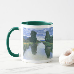 Der Fluss bei Berville von Felix Vallotton, Fine A Tasse