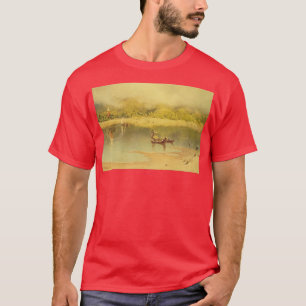 Der Fluss bei Prome AKA Pyay Py Morning Mists aufs T-Shirt