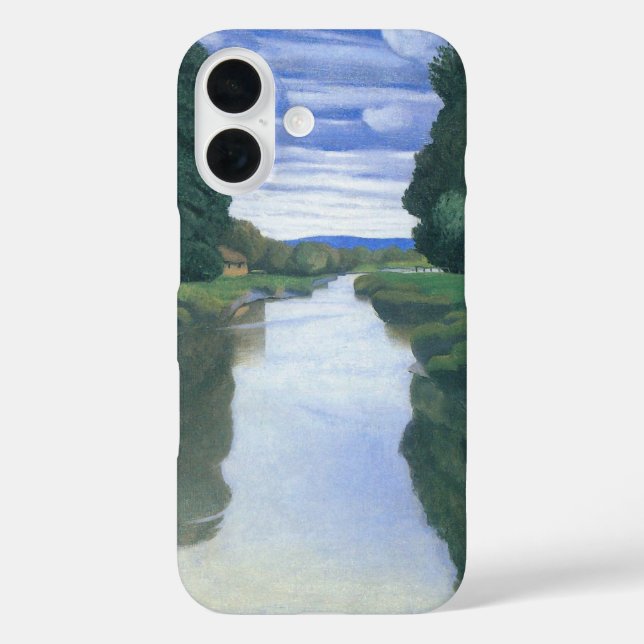 Der Fluss Berville durch Felix Vallotton, die Kuns Case-Mate iPhone Hülle (Rückseite)