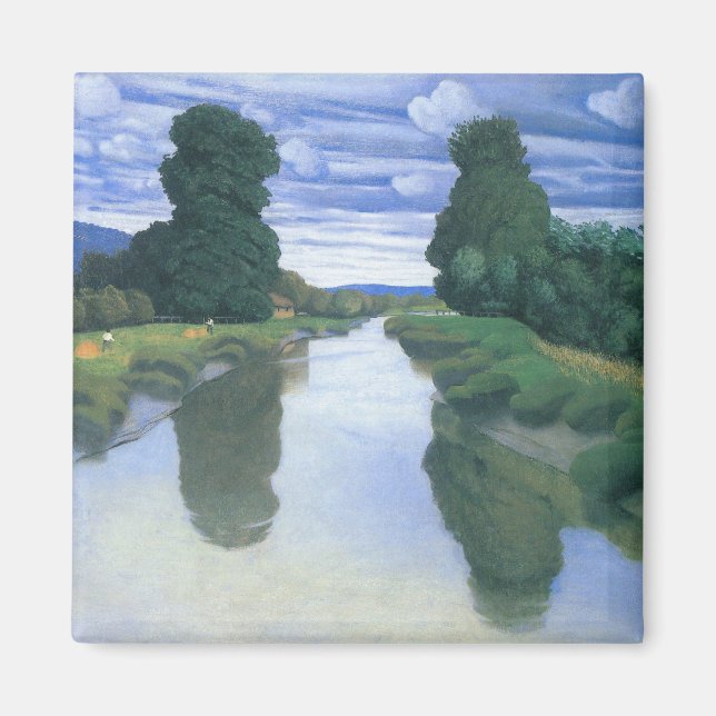 Der Fluss Berville durch Felix Vallotton, die Kuns Magnet (Vorne)