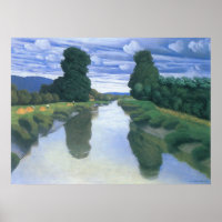 Der Fluss Berville durch Felix Vallotton, die Kuns