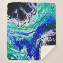 Der Fluss der abstrakten Malerei Sherpadecke