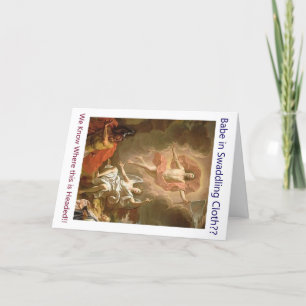 Der Fluss der Geschichte Weihnachtskarte Feiertagskarte