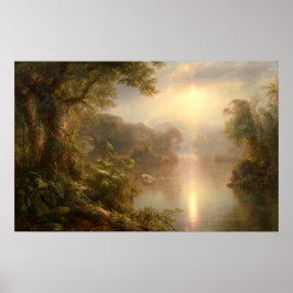 Der Fluss des Lichts, Frederic Edwin Church Poster