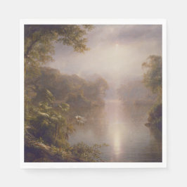 Der Fluss des Lichts (Morgen in den Tropen) Serviette