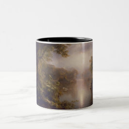 Der Fluss des Lichts (Morgen in den Tropen) Zweifarbige Tasse