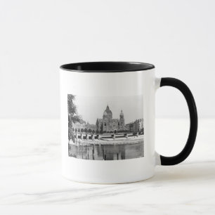Der Fluss Isar in München, c.1910 Tasse
