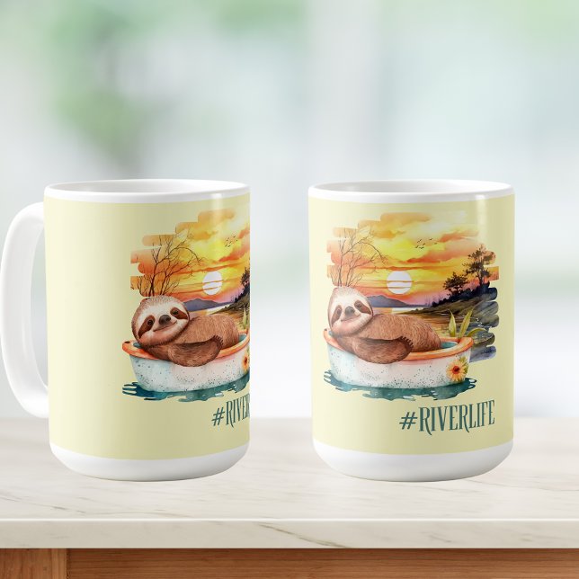 Der Fluss Life Sloth | Sommerspass Kaffeetasse (Check out the rest of the #riverlife collection!)