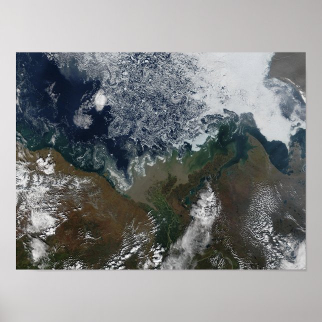 Der Fluss Mackenzie emporströmt in die Bucht von M Poster (Vorne)